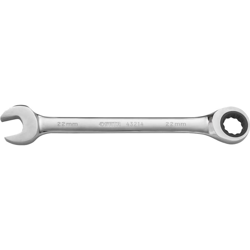 Chave combinada com catraca 22 mm, aço cromo vanádio cromado e polido, ST43214ST