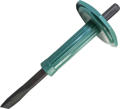 Talhadeira 22 mm x 250 mm, aço cromo vanádio oxidado, com punho plástico de proteção, ST90823G