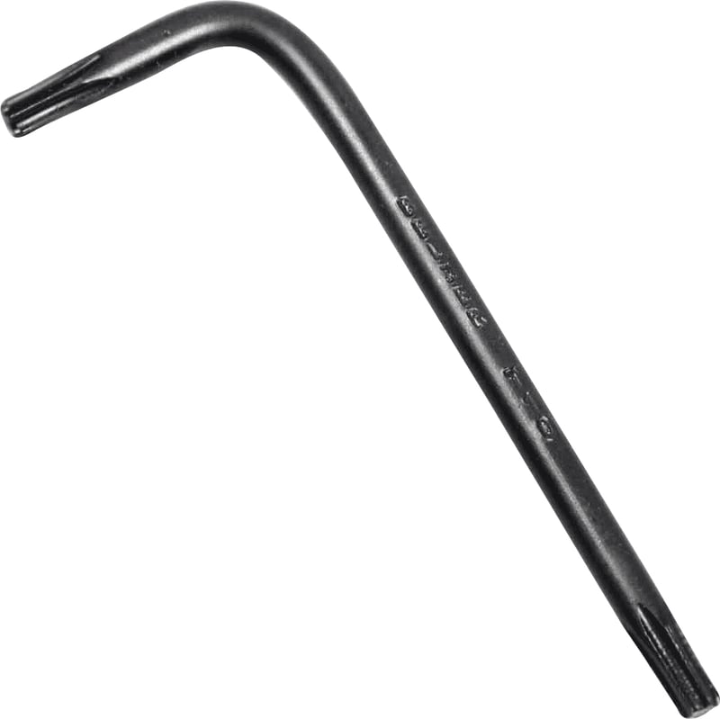 Chave hexalobular tipo L, T45, aço cromo vanádio oxidado, Maxtork, 230045BR