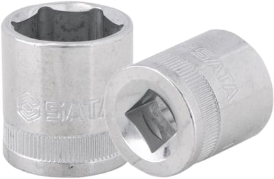 Soquete sextavado com encaixe de 3/8" x 17 mm, ST12312SC