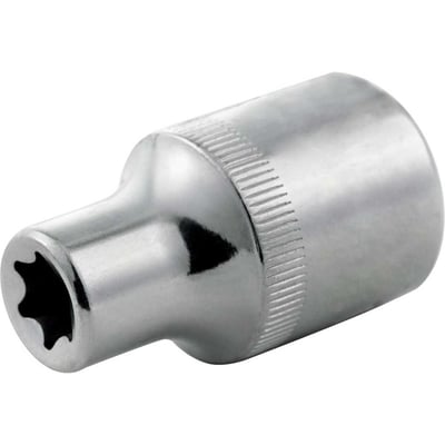 Soquete hexalobular fêmea, com encaixe 1/2", TRAFIX - E10, ST13701SC