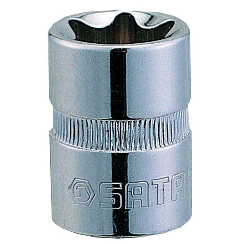 Soquete hexalobular, com encaixe 1/2", E12, ST13702SC