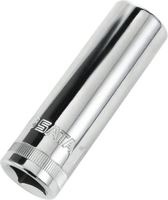Soquete estriado longo, com encaixe de 1/2", 12 mm, ST13812