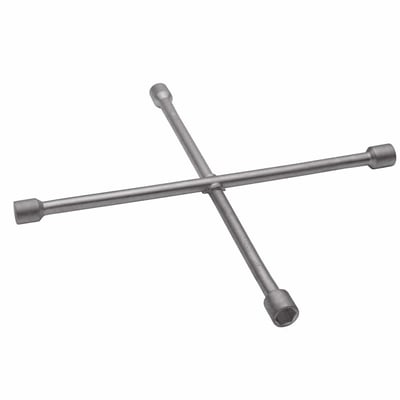 Chave de roda tipo cruz, 17,0 mm x 19,0 mm x 13/16" x 23,0 mm