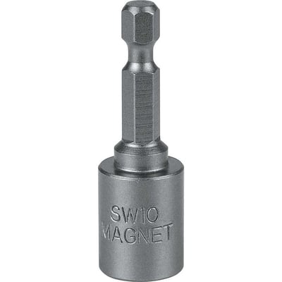 Adaptador tipo canhão encaixe externo 1/4", com encaixe magnético interno 1/4", 054325
