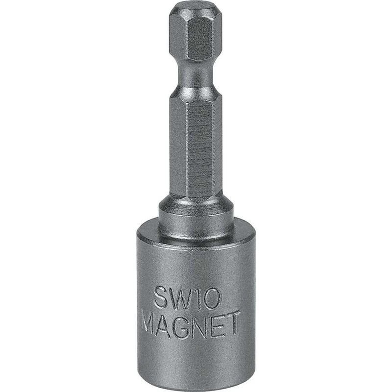 Adaptador tipo canhão encaixe externo 1/4", com encaixe magnético interno 1/4", 054325