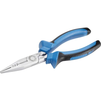 Alicate multifuncional com bico meia cana 7", 8133-180JC 029.550