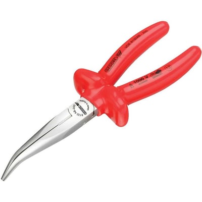 Alicate bico meia cana curvo, 6.1/2", 8132 AB-160 VDE