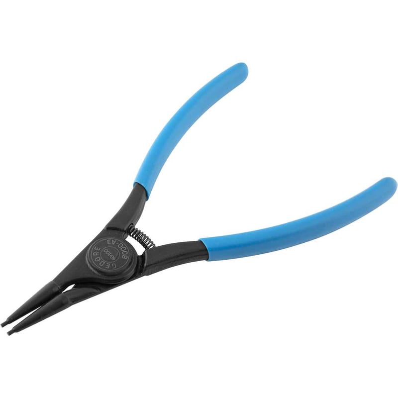 Alicate para anéis externos, bico reto 9", 8000/A3