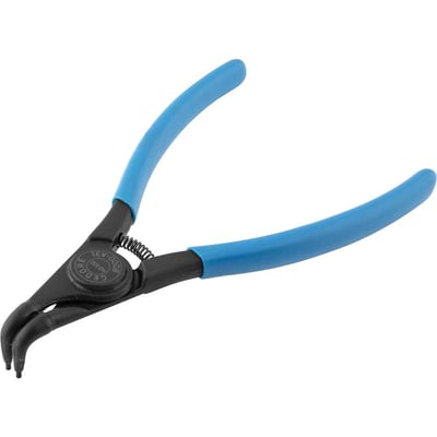 Alicate para anéis externos, bico curvo 9", 8000/A31