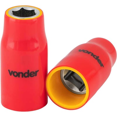 Soquete sextavado isolado, encaixe de 1/2", 12,0 mm, IEC60900