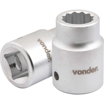 Soquete estriado, com encaixe de 3/4", 1.5/8"