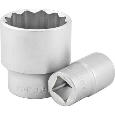 Soquete estriado com encaixe de 3/4", 32 mm