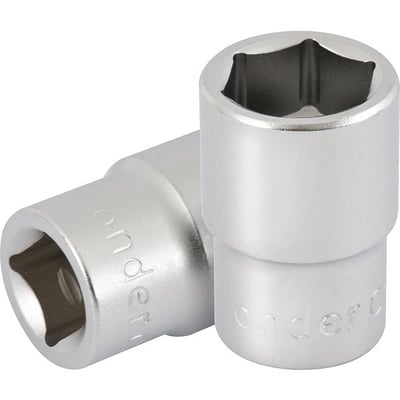 Soquete sextavado com encaixe de 1/2", 10 mm