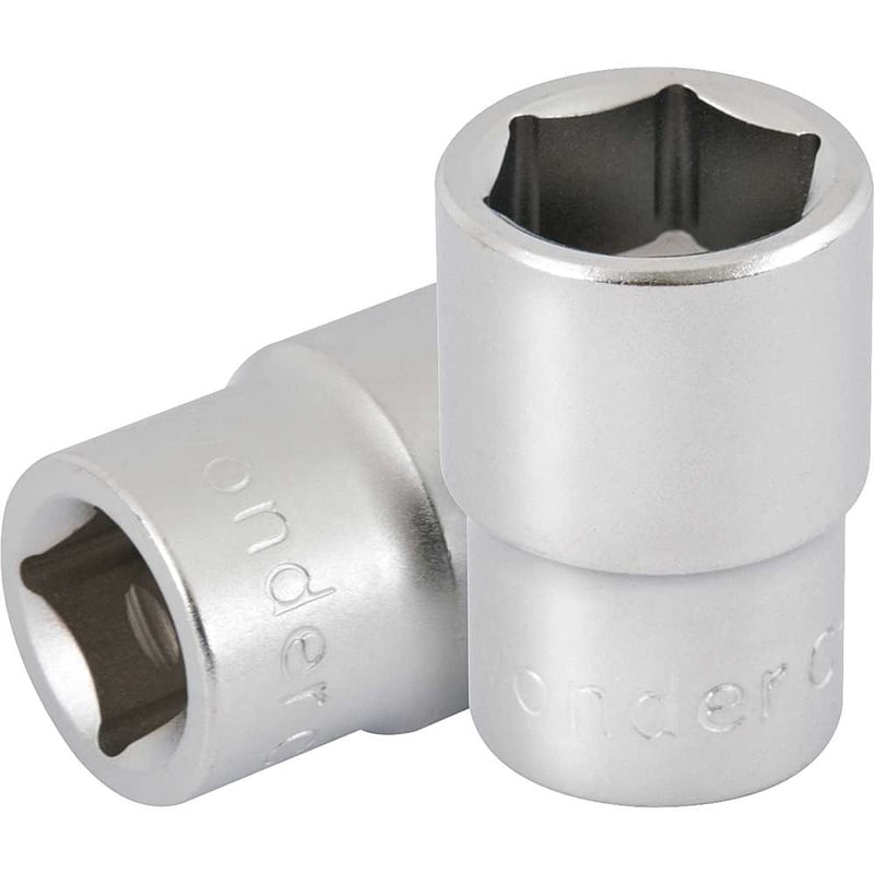 Soquete sextavado com encaixe de 1/2", 18 mm
