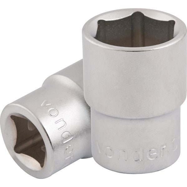 Soquete sextavado com encaixe de 1/2", 21 mm