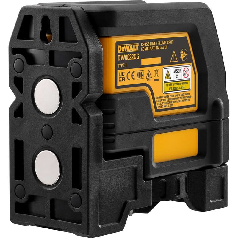 Nível a laser, 30 m, precisão: +/- 0,3 mm/m, 2 linhas verdes, com suporte magnético