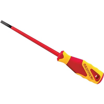 Chave de fenda 8 mm x 175 mm, com haste isolada, VDE 2170-8, 091.812