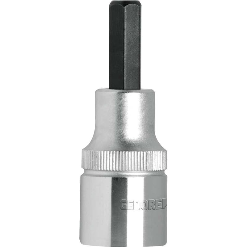 Soquete hexagonal 10,0 mm, encaixe de 1/2"