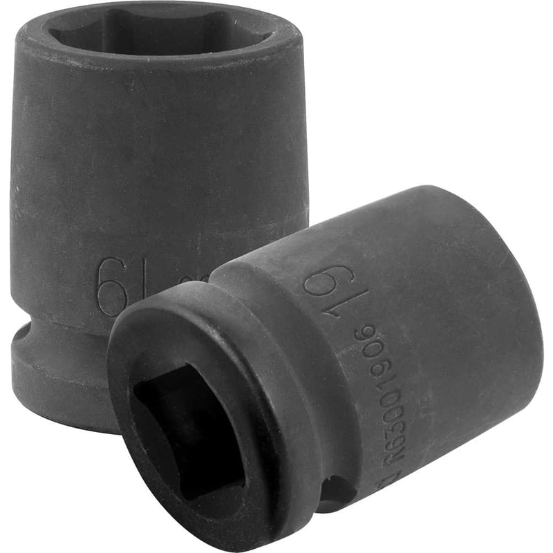Soquete sextavado de impacto, encaixe de 1/2" x 19,0 mm, R63001906