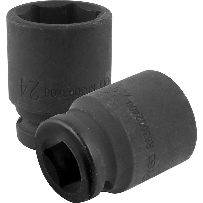 Soquete sextavado de impacto, encaixe de 1/2" x 24,0 mm, R63002408