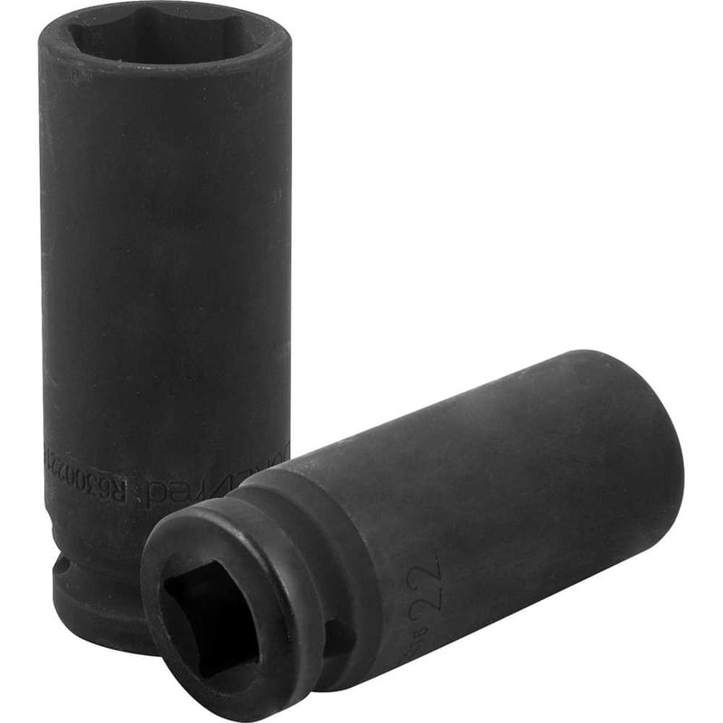 Soquete sextavado longo de impacto, 22 mm, encaixe de 1/2", 3300550