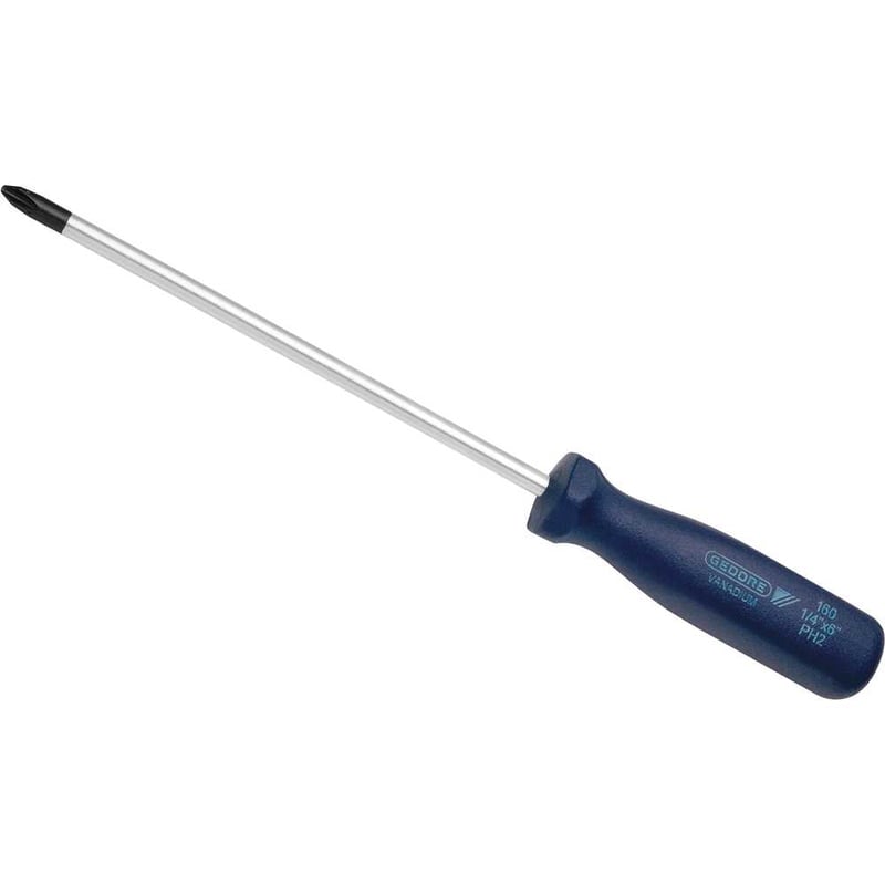 Chave phillips 1/4" x 10", aço cromo vanádio, 036.324