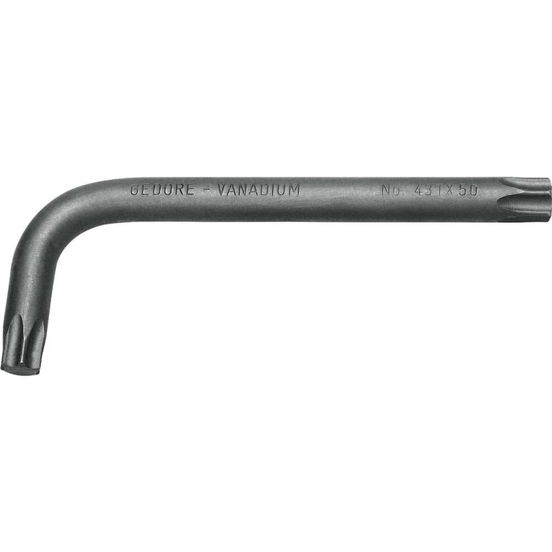 Chave hexalobular T7 tipo L, 43TX