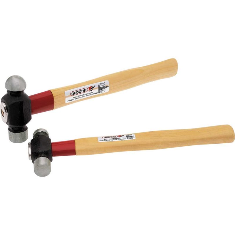 Martelo bola 200 g, cabo de madeira, Rotband-Plus