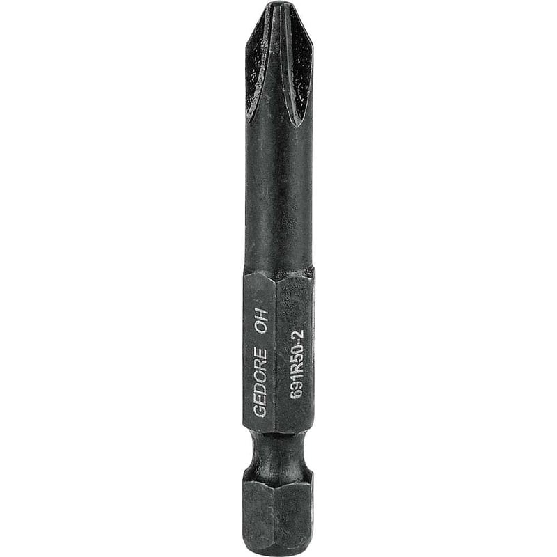 Bits/ponteira phillips, encaixe 1/4", nº 2 x 50,8 mm, 691 R 50 PH2, 025.643