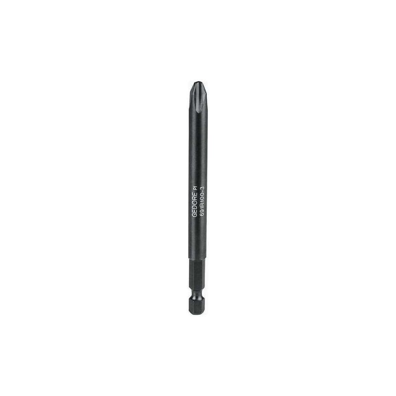 Bits ponteira phillips com encaixe sextavado 1/4", nº 3 x 100 mm, 691 R100