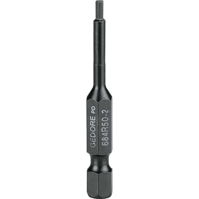 Bits hexagonal (allen), 1/4" x 2,5 mm, 684 R-50