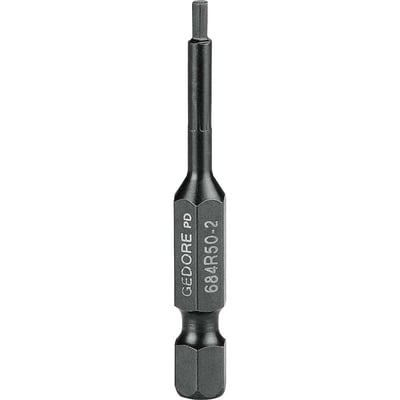 Bits hexagonal (allen), 1/4" x 4,0 mm, 684 R-50