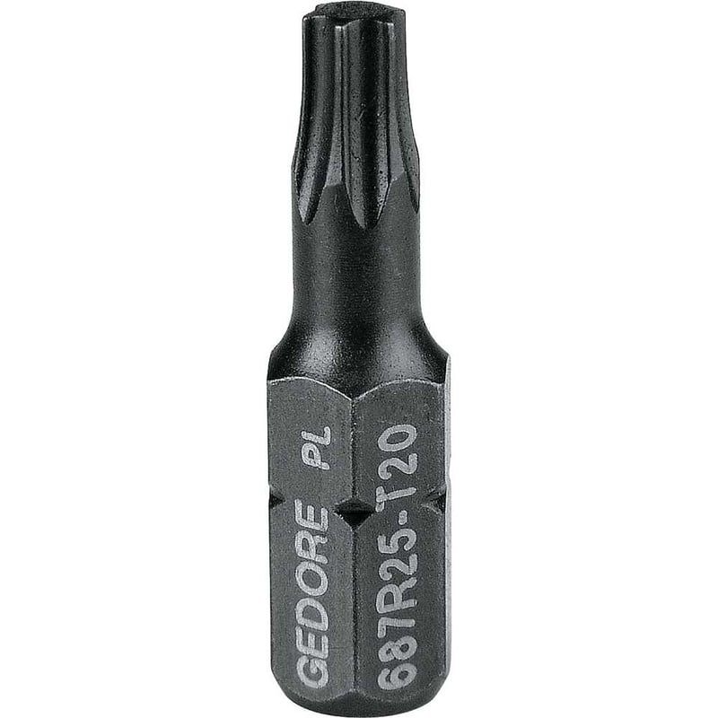 Bits hexalobular encaixe de 1/4", T25 de 25,4 mm, 687 R-25, 025889