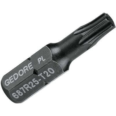 Bits hexalobular encaixe de 1/4", T30 de 25,4 mm, 687 R-25