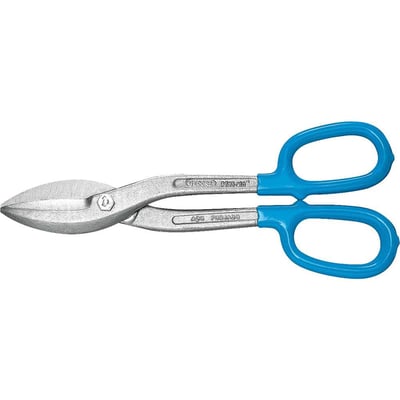 Tesoura 10", para chapas, modelo americano, corte reto, 045.101
