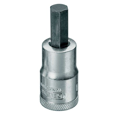 Soquete hexagonal 5,0 mm, encaixe de 1/2", IN19