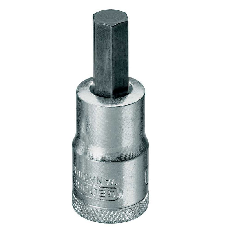 Soquete hexagonal 17,0 mm, encaixe de 1/2", IN19