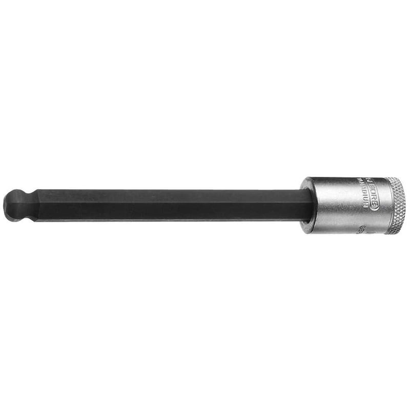 Soquete hexagonal (allen) longo 6 mm, encaixe 3/8", com ponta abaulada, IN30LK, 014.983