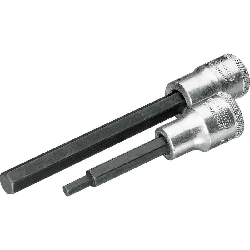 Soquete hexagonal longo 4 mm, com encaixe 1/2", IN19L 016310
