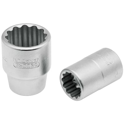 Soquete estriado com encaixe de 3/4", 33 mm, Unit Drive D32