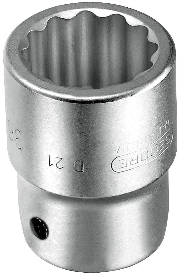Soquete estriado com encaixe de 1", 46 mm, 018.003