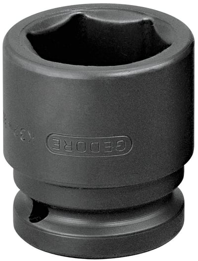 Soquete sextavado de impacto, encaixe de 3/4", 22 mm, 020004