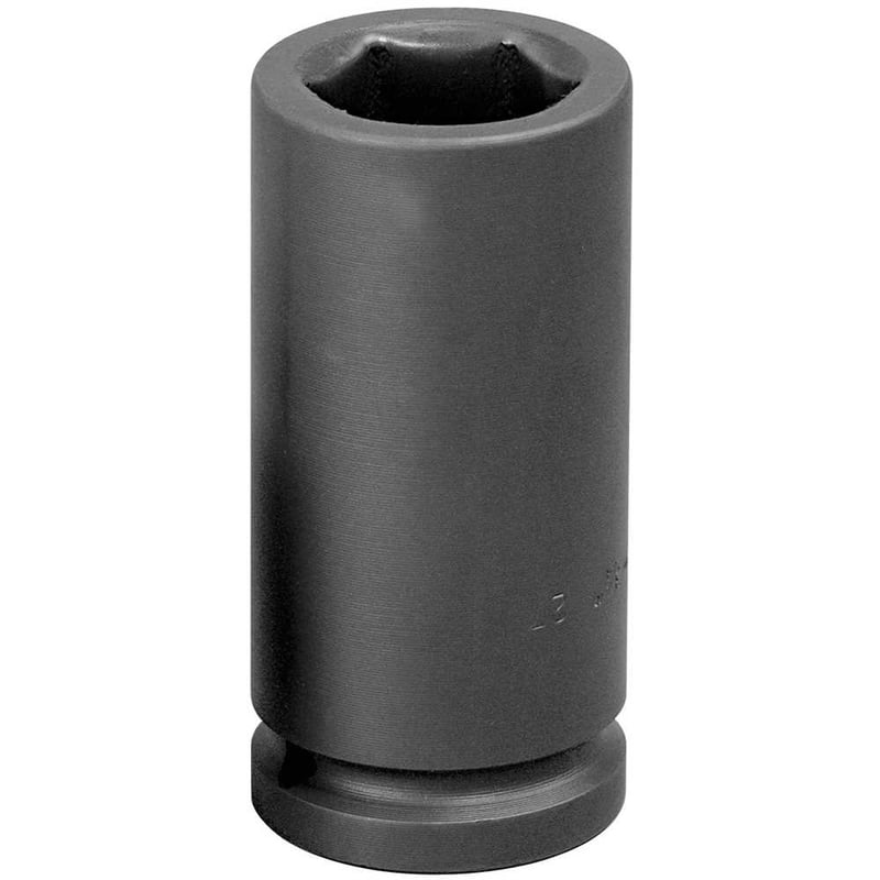 Soquete sextavado longo de impacto, 27 mm, encaixe de 3/4", 020.109