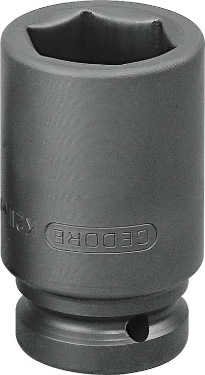 Soquete sextavado longo de impacto, 33 mm, encaixe de 1", 021.103