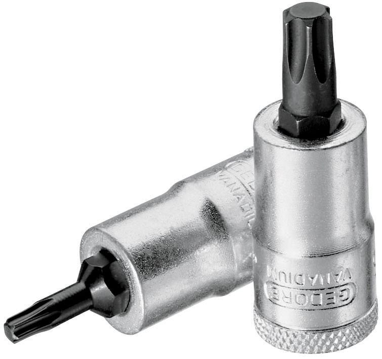 Soquete hexalobular macho, com encaixe de 3/8", ITX30 T-30