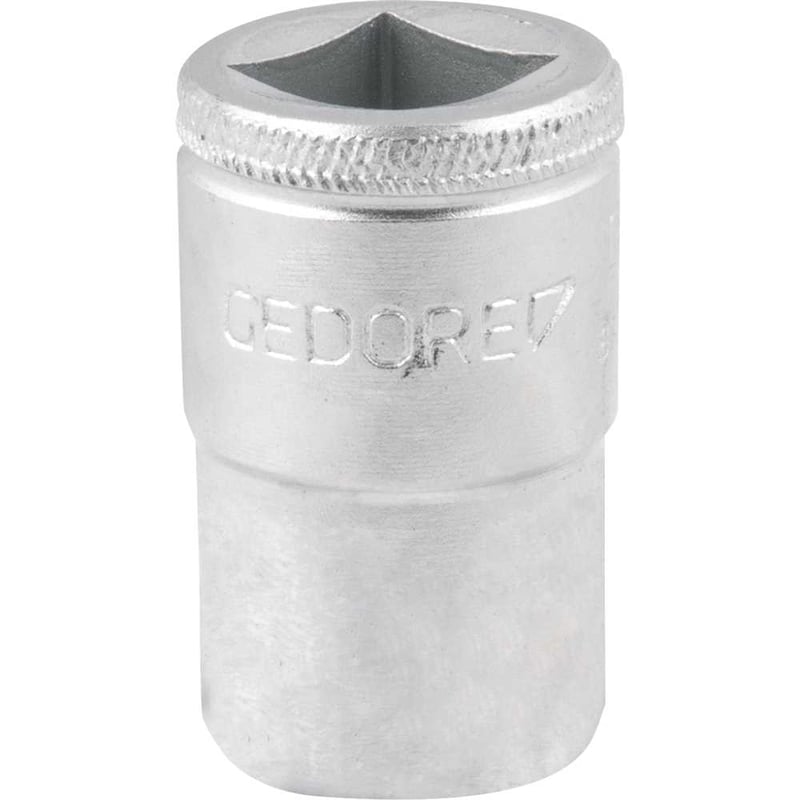 Soquete estriado com encaixe de 1/2", 16 mm