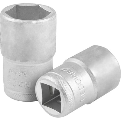 Soquete sextavado com encaixe de 1/2", 18 mm, 015013