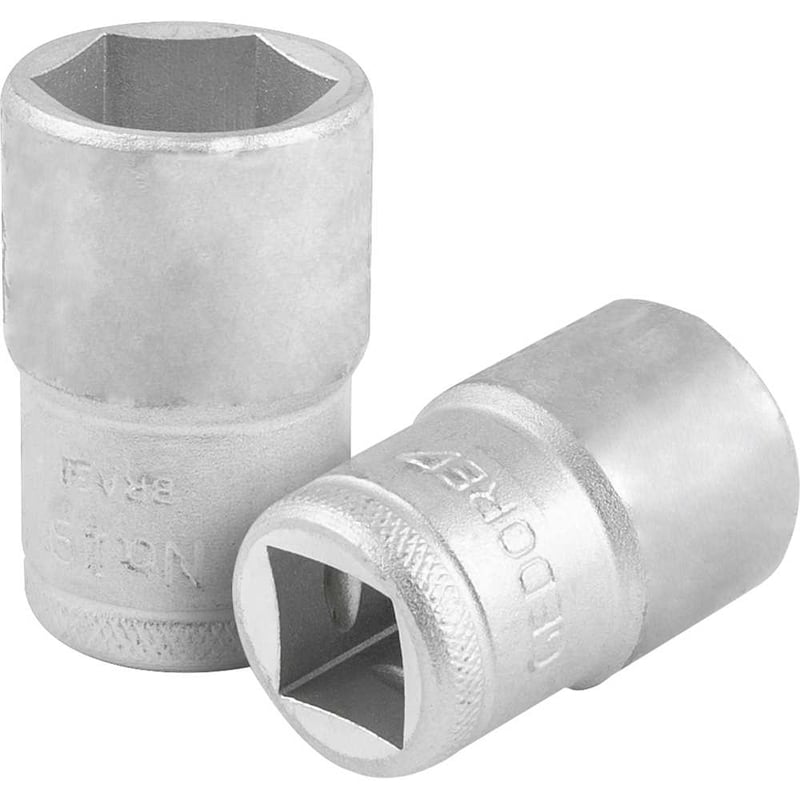 Soquete sextavado com encaixe de 1/2", 18 mm, 015013