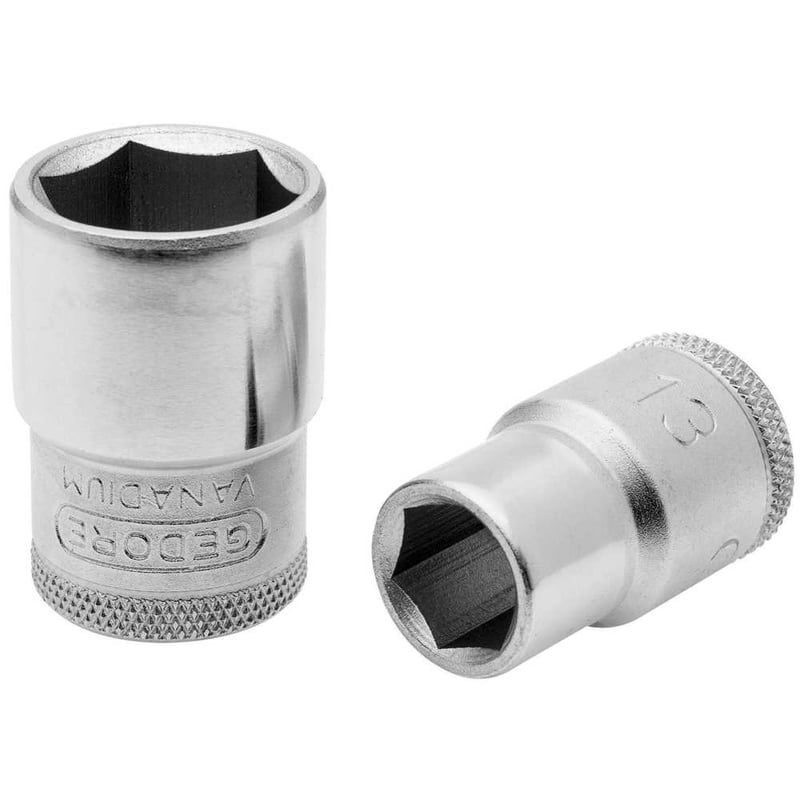 Soquete sextavado com encaixe de 1/2", 19 mm, 015014